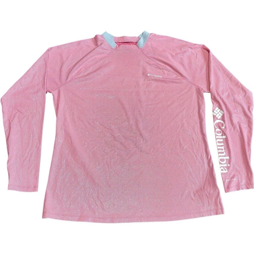 Women’s Columbia Omni Freeze Zero Large Long Sleeve Shirt Pink